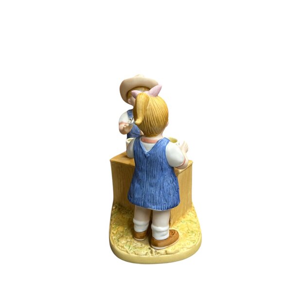 Home Interiors 1999 Denim Days Fresh Lemonade Danny Porcelain Figurine - Picture 5 of 8